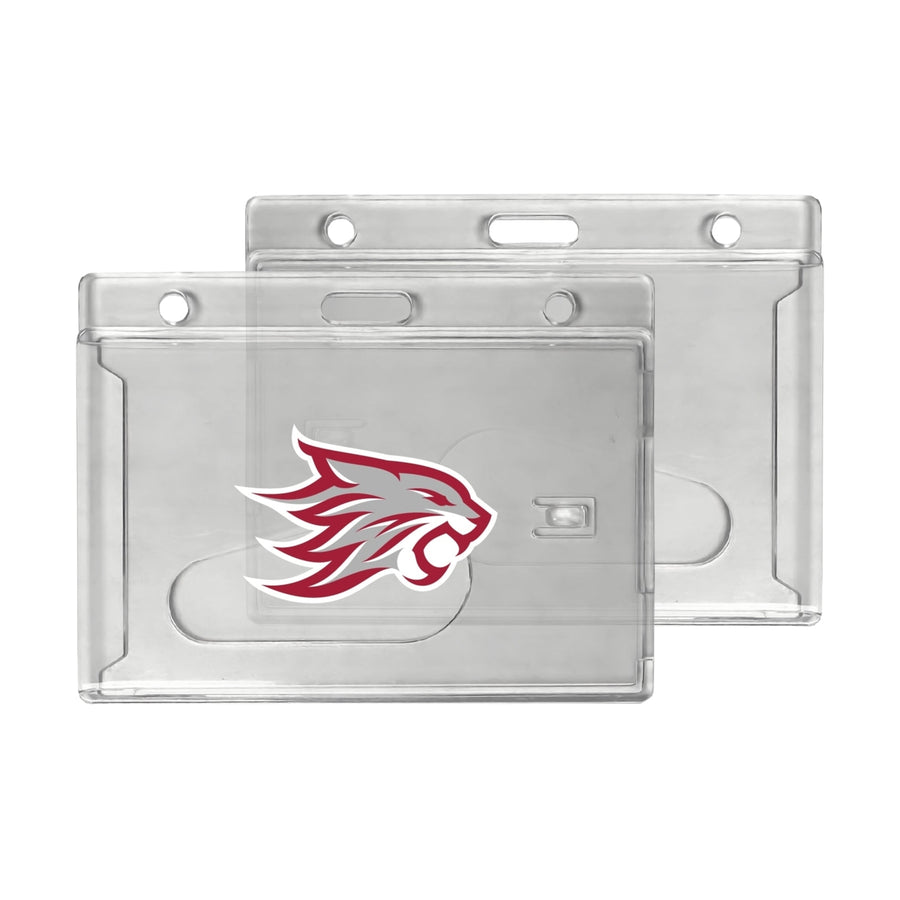 California State University Chico Officially Licensed Clear View ID Holder - Collegiate Badge Protection Image 1