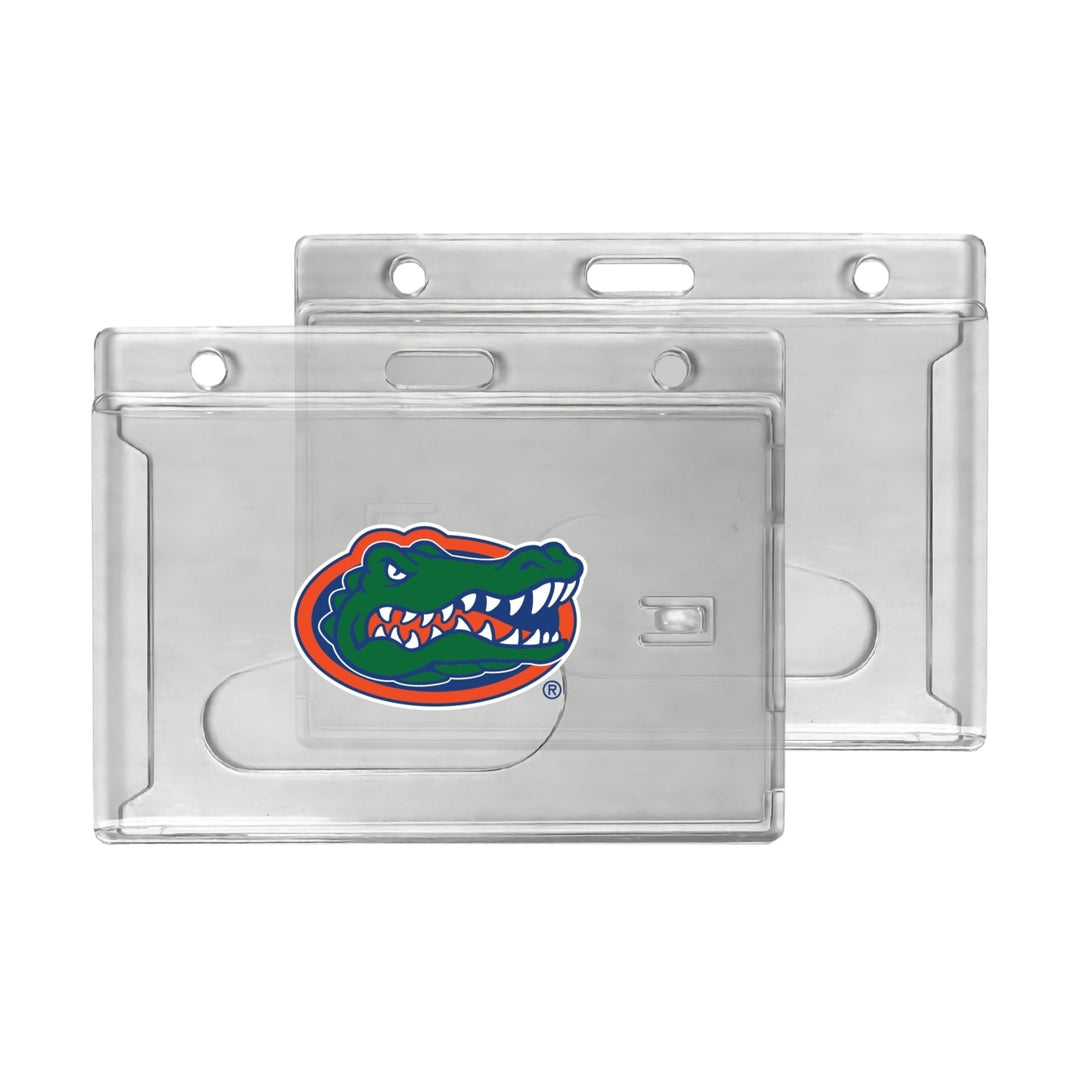 Florida Gators Officially Licensed Clear View ID Holder - Collegiate Badge Protection Image 1