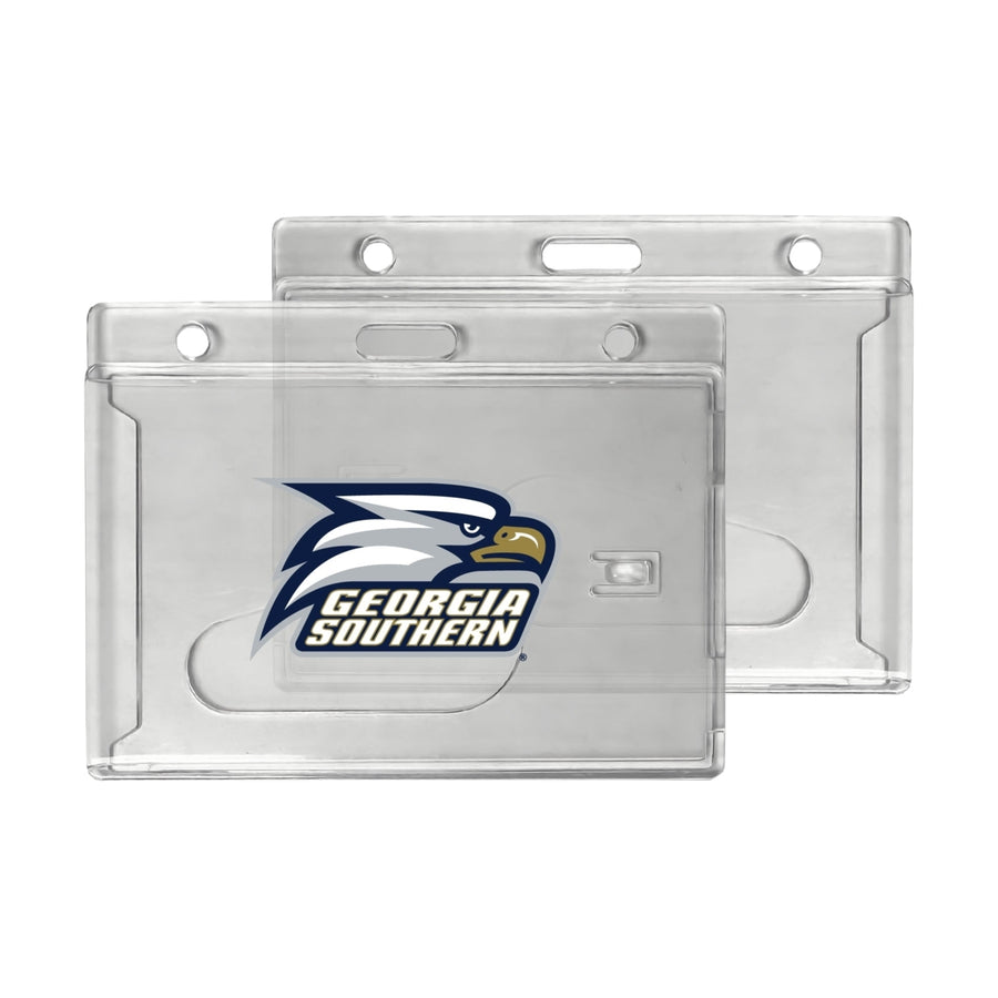 Georgia Southern Eagles Officially Licensed Clear View ID Holder - Collegiate Badge Protection Image 1