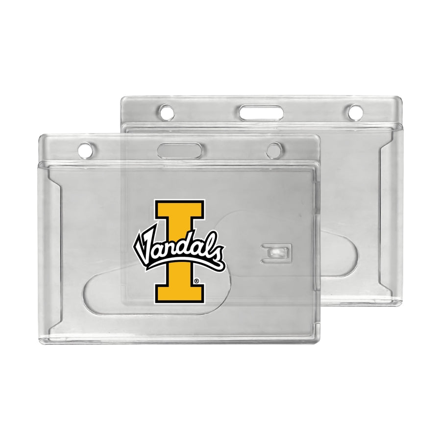 Idaho Vandals Officially Licensed Clear View ID Holder - Collegiate Badge Protection Image 1