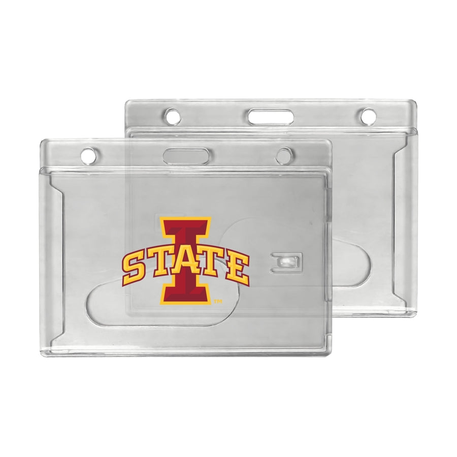 Iowa State Cyclones Officially Licensed Clear View ID Holder - Collegiate Badge Protection Image 1