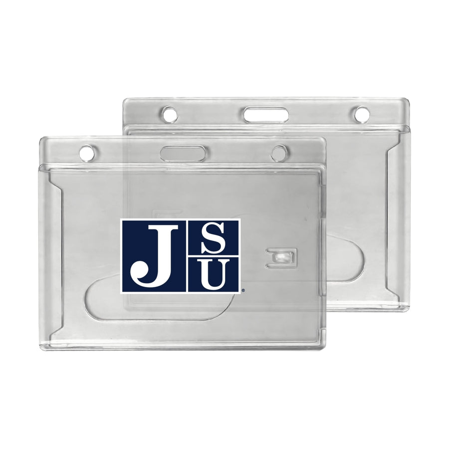 Jackson State University Officially Licensed Clear View ID Holder - Collegiate Badge Protection Image 1