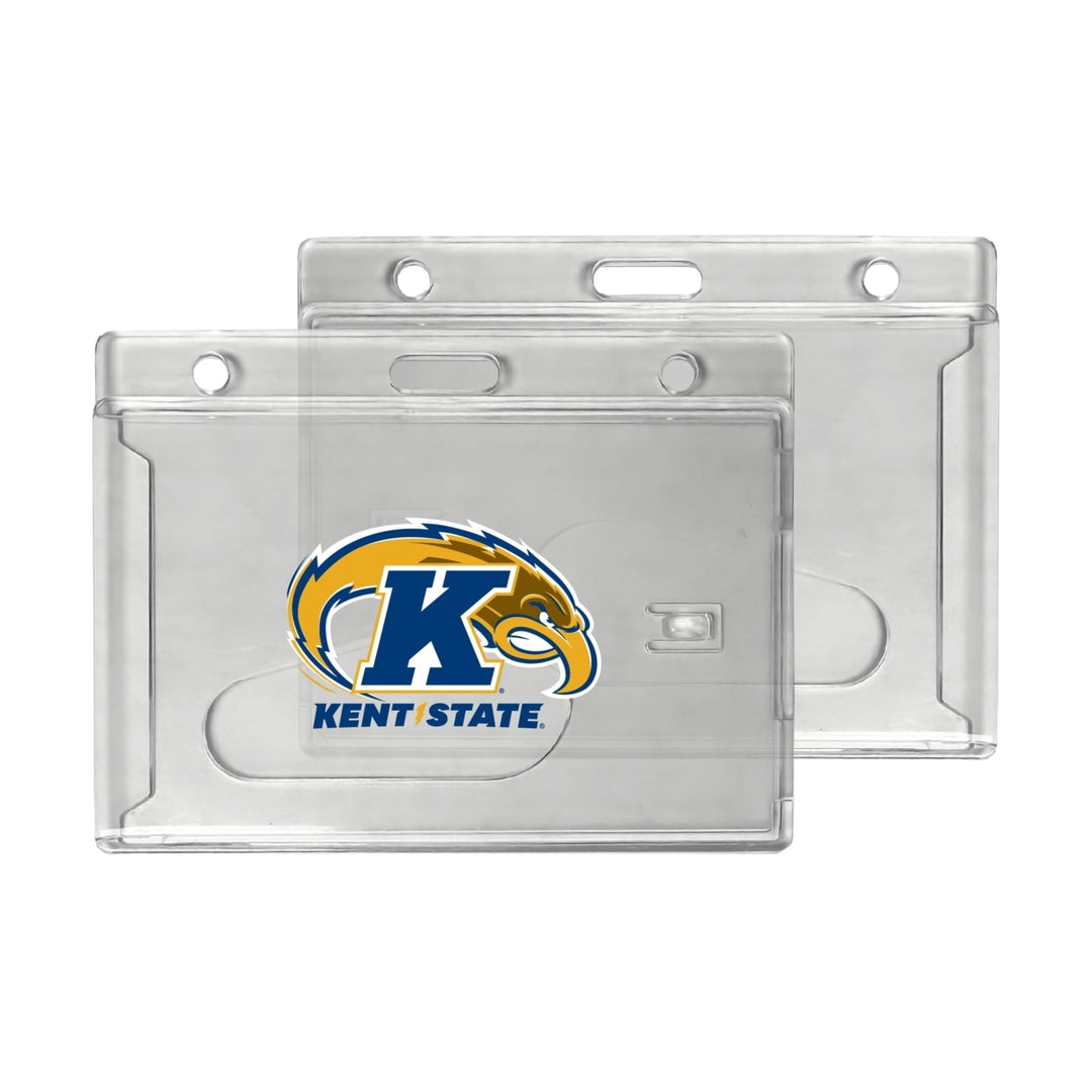 Kent State University Officially Licensed Clear View ID Holder - Collegiate Badge Protection Image 1