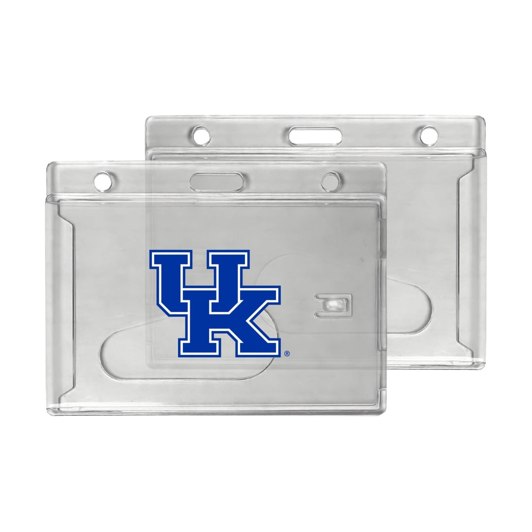 Kentucky Wildcats Officially Licensed Clear View ID Holder - Collegiate Badge Protection Image 1