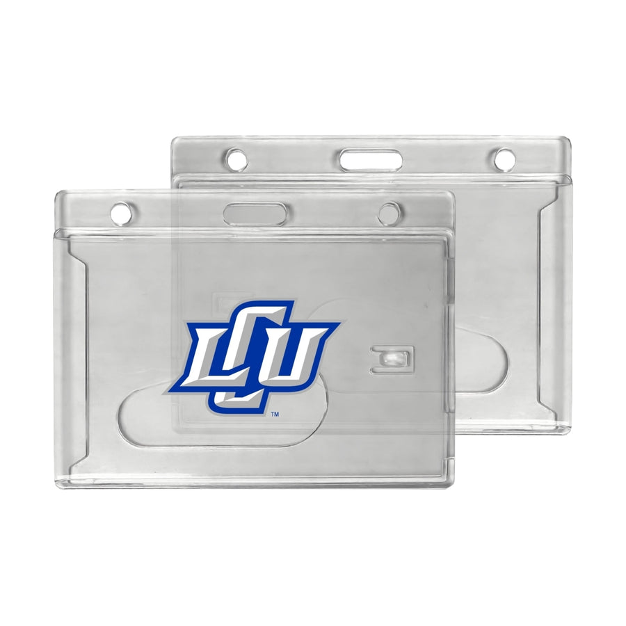 Lubbock Christian University Chaparral Officially Licensed Clear View ID Holder - Collegiate Badge Protection Image 1