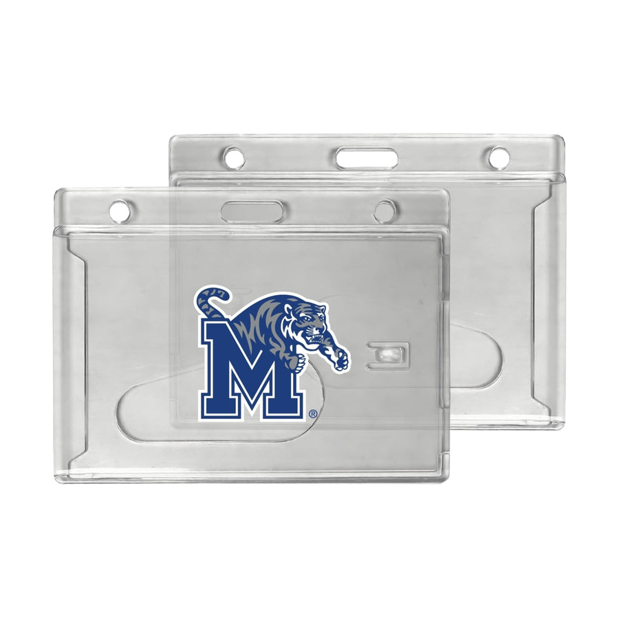 Memphis Tigers Officially Licensed Clear View ID Holder - Collegiate Badge Protection Image 1