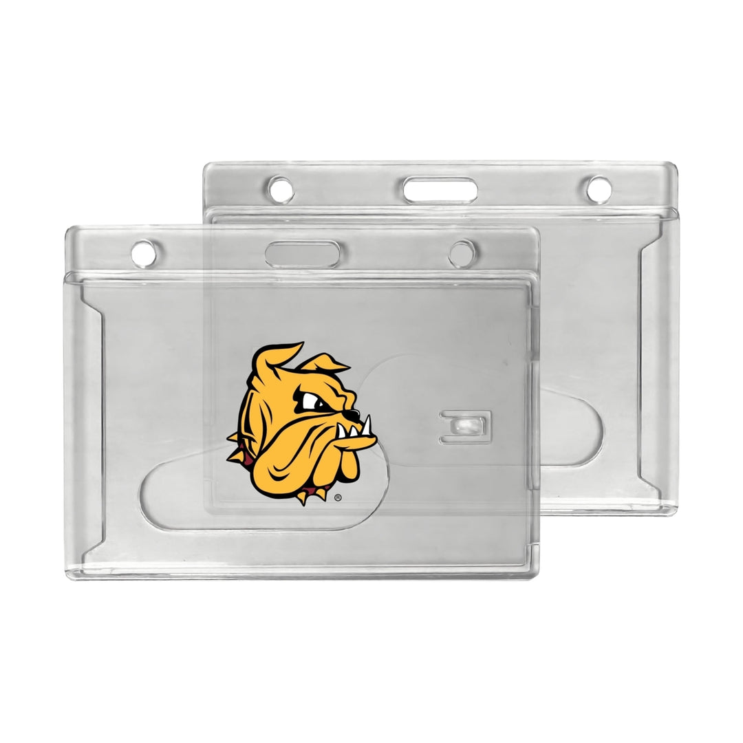 Minnesota Duluth Bulldogs Officially Licensed Clear View ID Holder - Collegiate Badge Protection Image 1