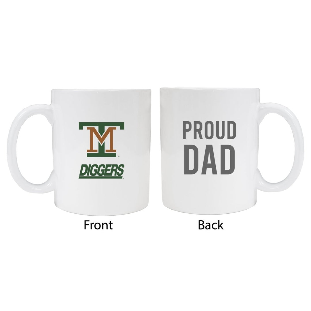 Montana Tech Proud Dad Ceramic Coffee Mug - White Image 1