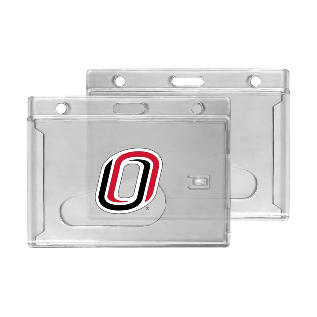 Nebraska at Omaha Officially Licensed Clear View ID Holder - Collegiate Badge Protection Image 1