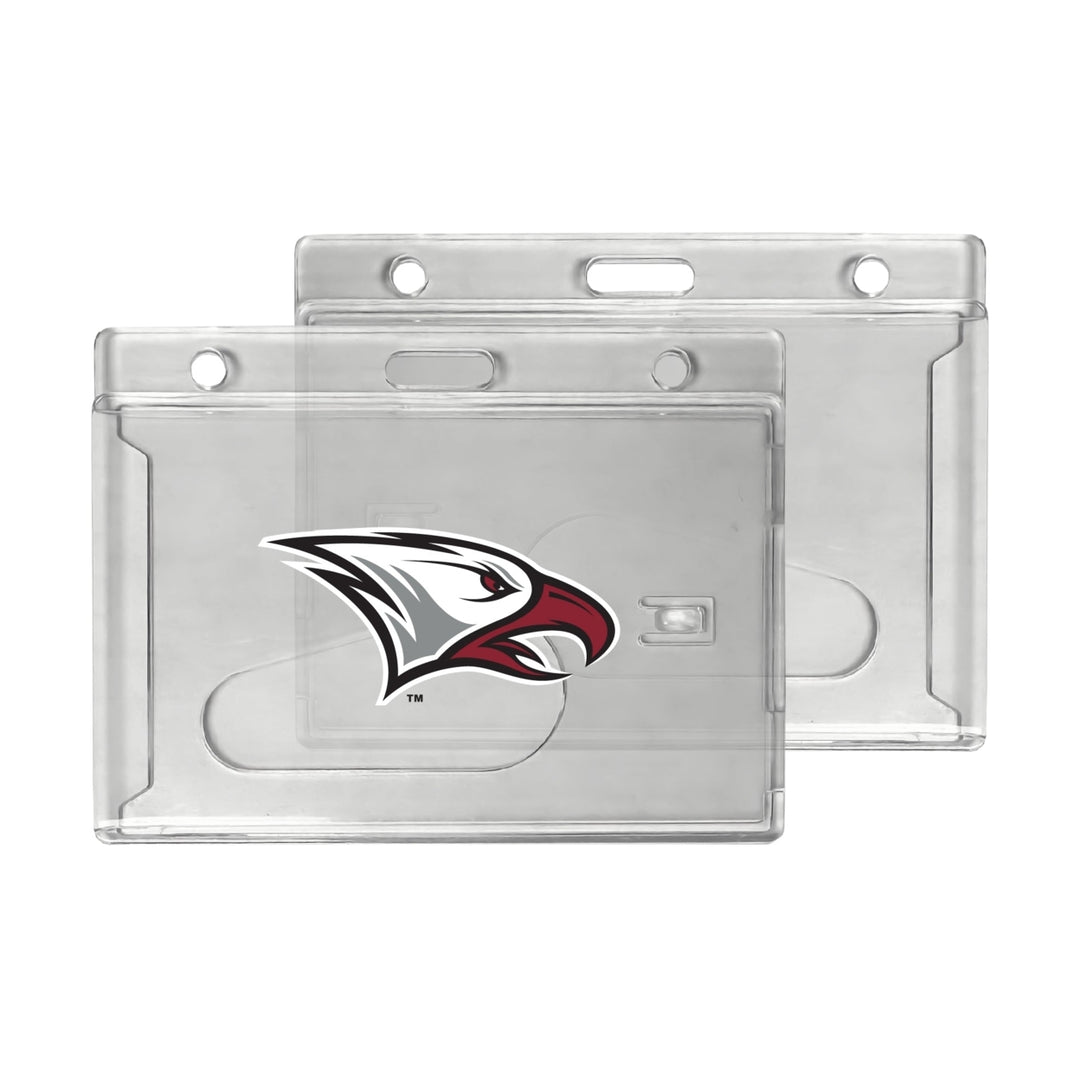 North Carolina Central Eagles Officially Licensed Clear View ID Holder - Collegiate Badge Protection Image 1