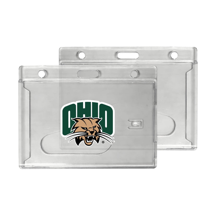 Ohio University Officially Licensed Clear View ID Holder - Collegiate Badge Protection Image 1