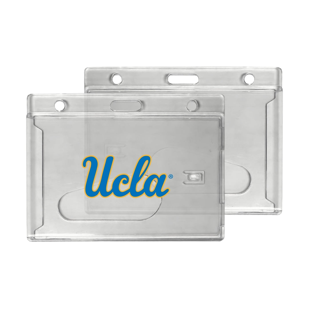 UCLA Bruins Officially Licensed Clear View ID Holder - Collegiate Badge Protection Image 1