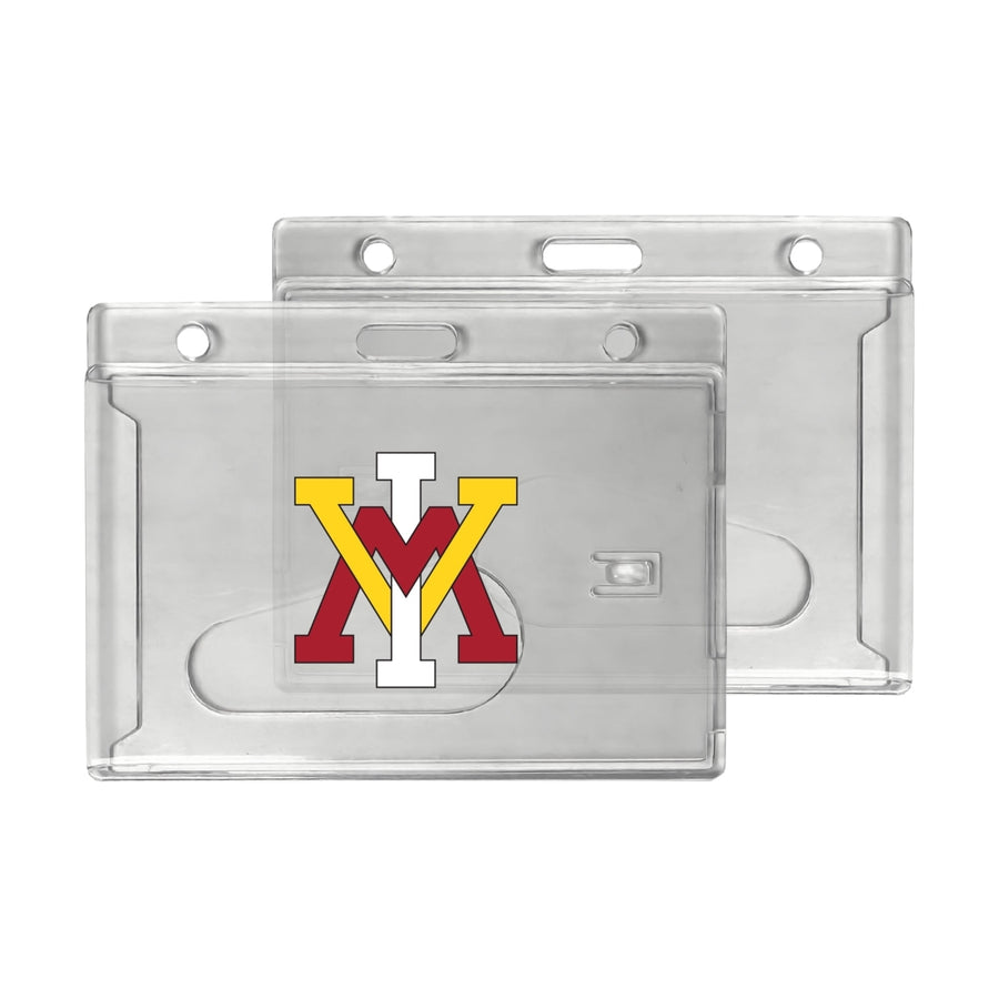 VMI Keydets Officially Licensed Clear View ID Holder - Collegiate Badge Protection Image 1