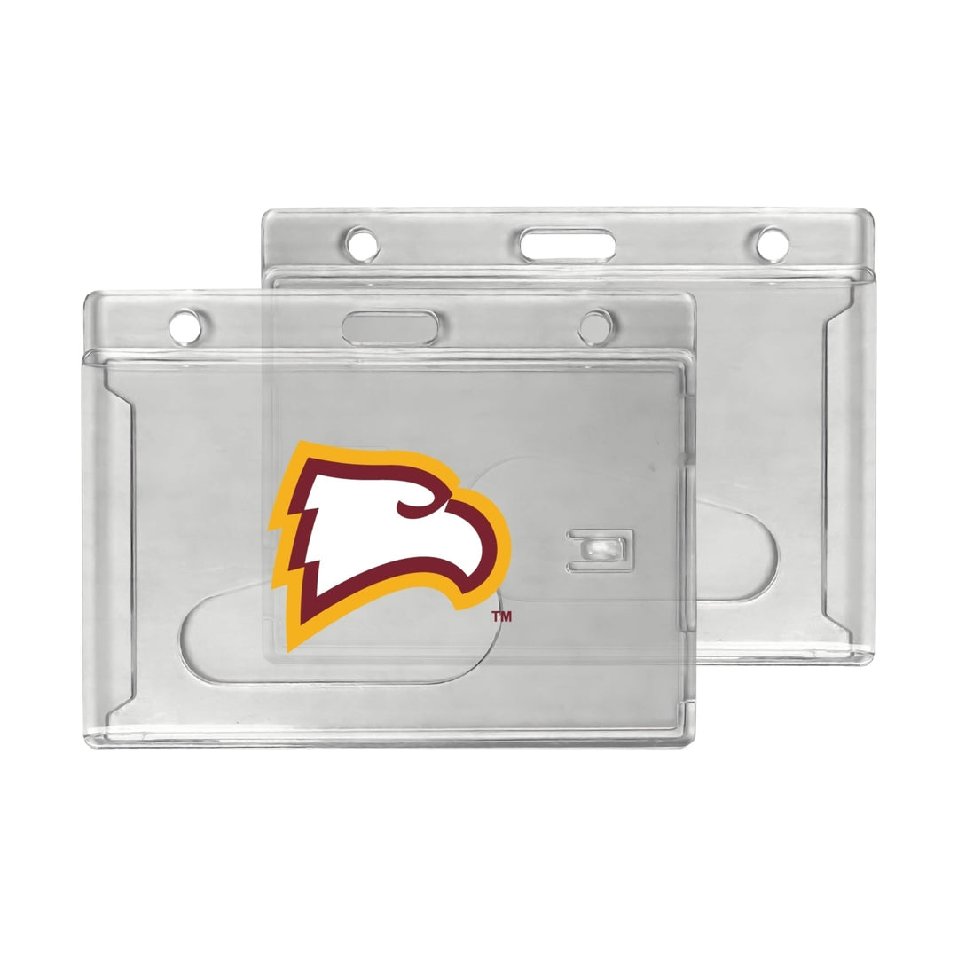 Winthrop University Officially Licensed Clear View ID Holder - Collegiate Badge Protection Image 1