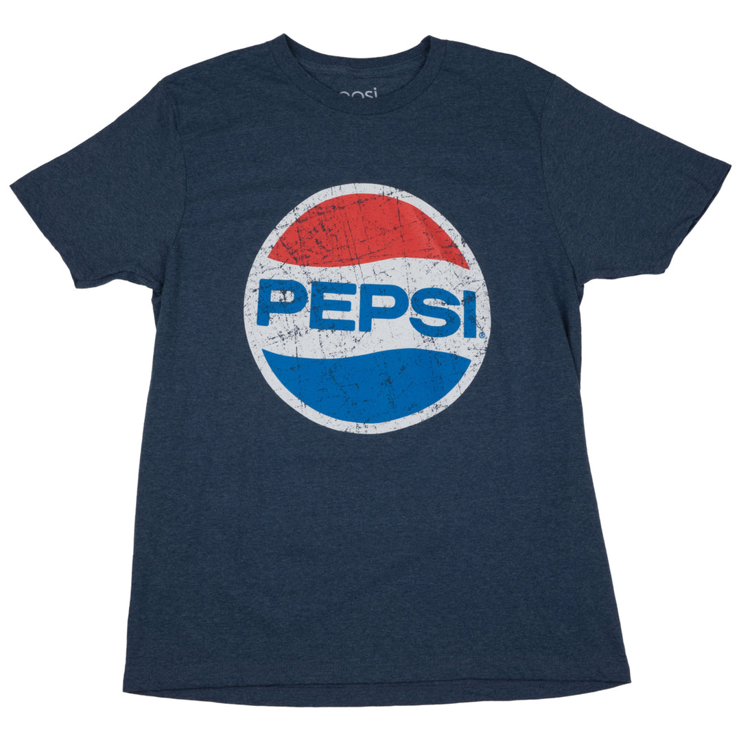 Pepsi Classic Logo Distressed Screen Print T-Shirt Image 2