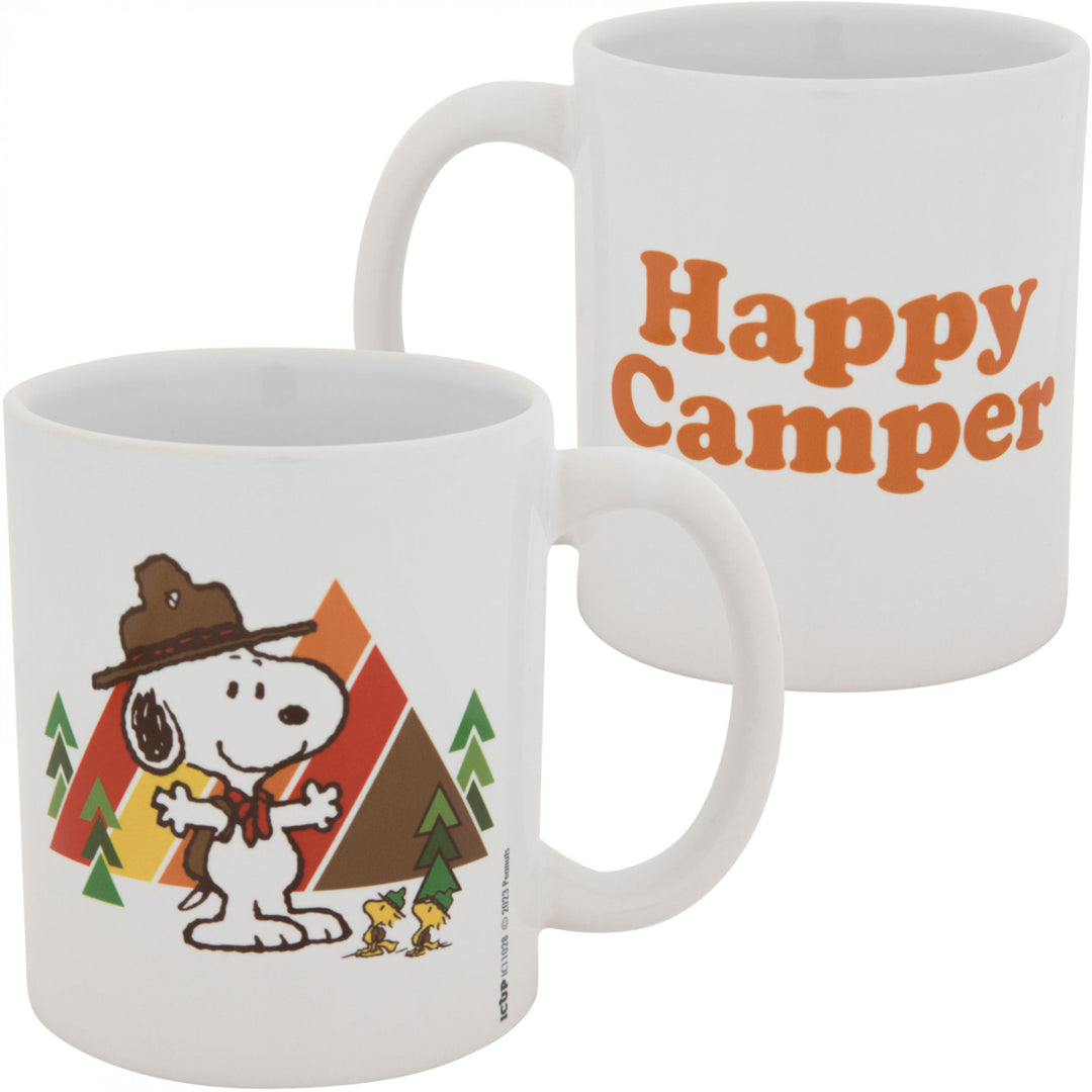 Peanuts Happy Camper Snoopy 11oz Ceramic Mug Image 1