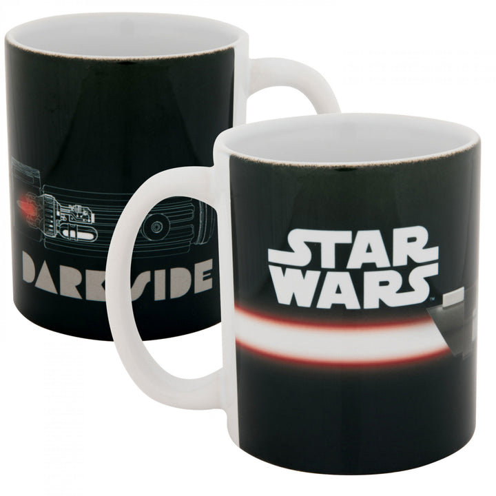 Star Wars Dark Side Light Saber 11oz Ceramic Mug Image 1