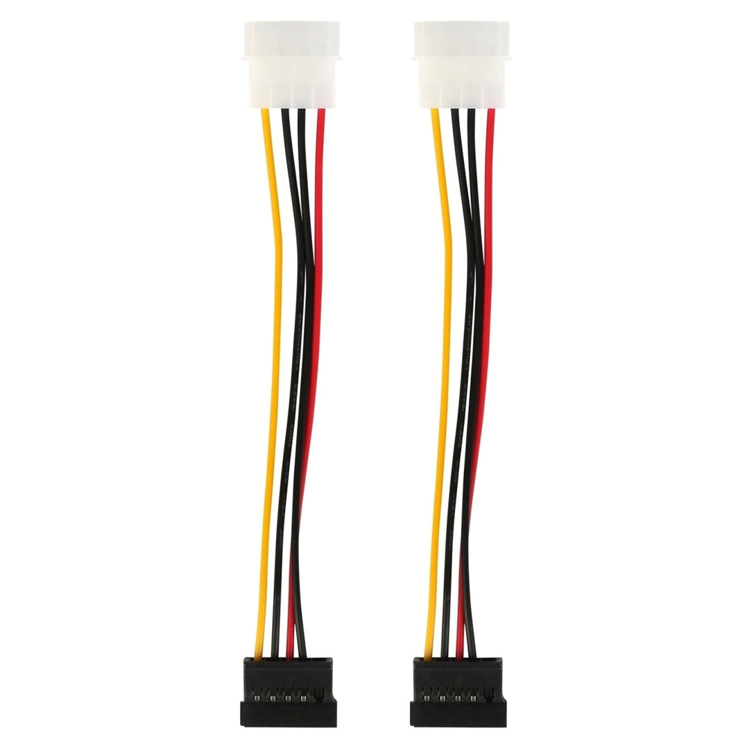 2 Packs 4 Pin Male To 15Pin Female Data Cable Adapter Image 6