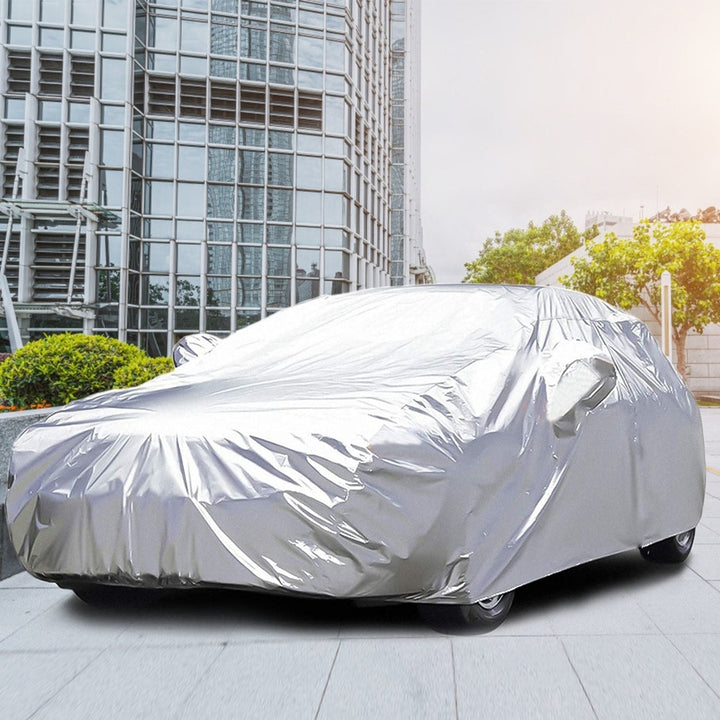 189x69x47in Full Car Cover All Weather UV Protection Automotive Cover 170T Outdoor Universal Full Cover Image 7