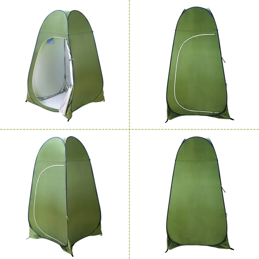 1Person Outdoor Pop Up Toilet Tent Portable Changing Clothes Room Shower Tent Image 12