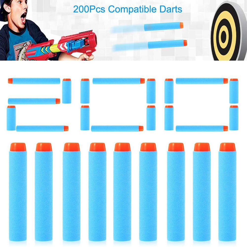 200Pcs Compatible Darts Refill Pack Darts for Nerf N-Strike Elite Series Blasters Toy Gun Image 2