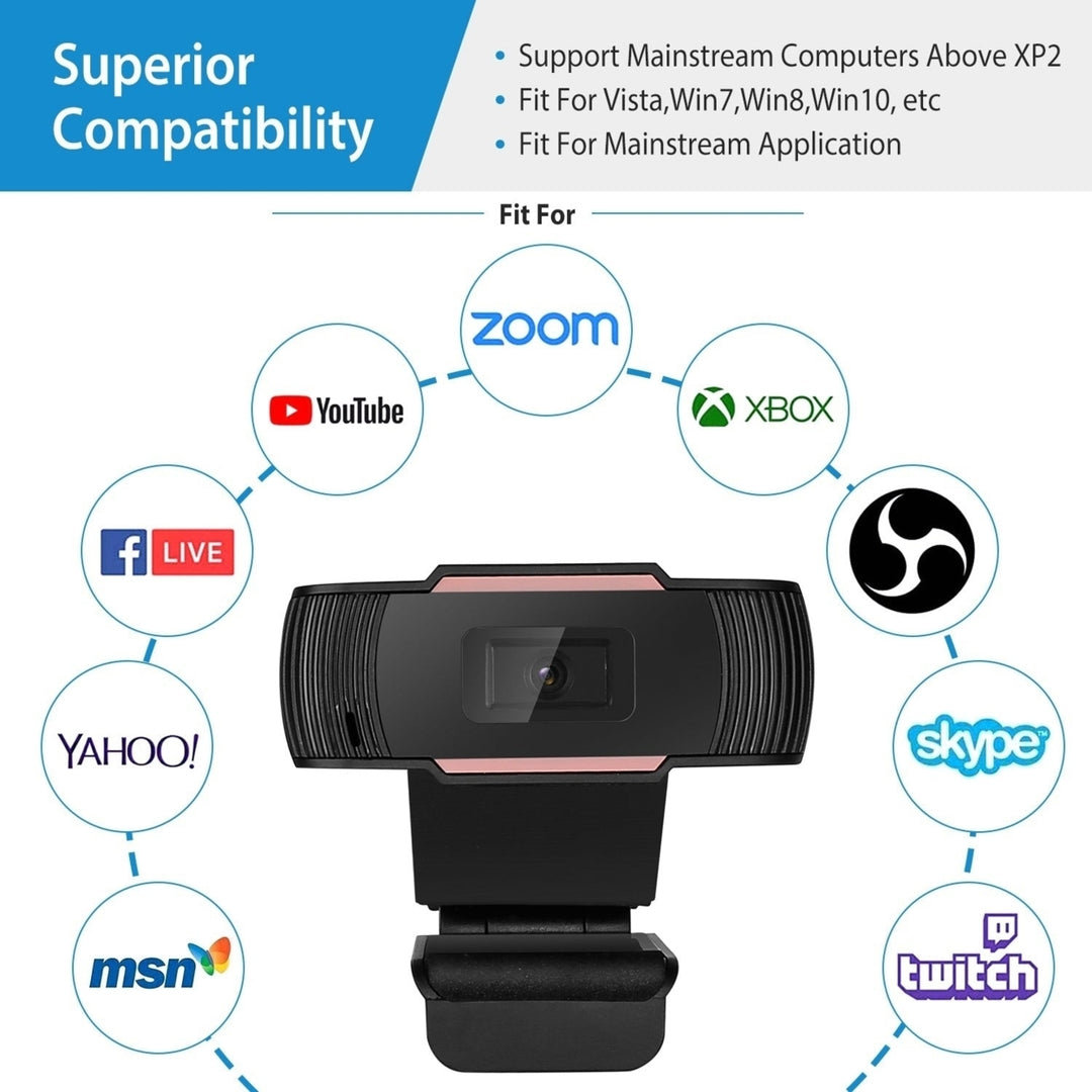 1080P USB Webcam Streaming USB Camera 170 Vertical Adjustment Image 7