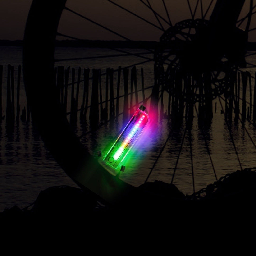 2Pcs 32LEDs Patterns Cycling Lights Rainbow Wheel Tire Flash Lamp Image 11