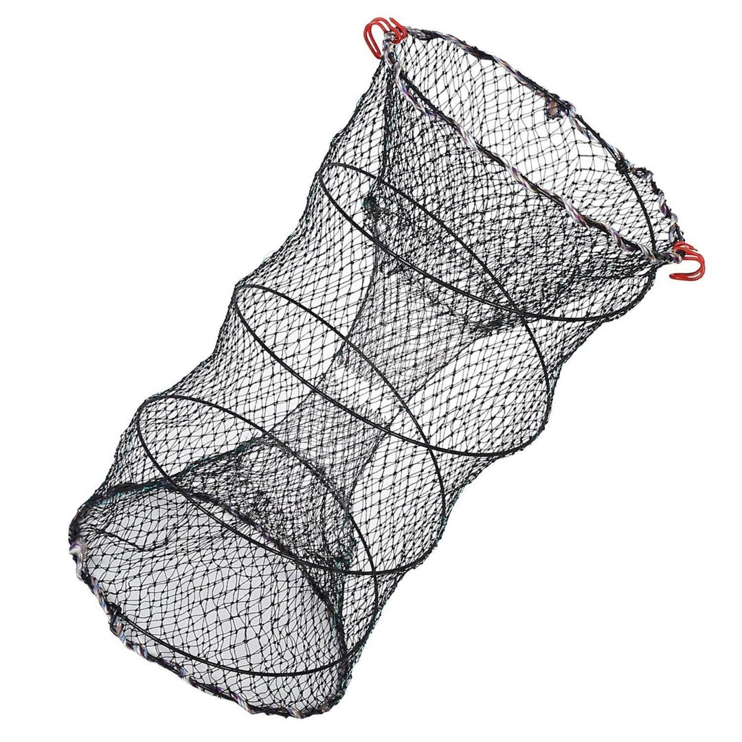 2Pcs Crab Trap Bait Nets Shrimp Prawn Crayfish Lobster Bait Fishing Pot Cage Basket 22x11.8in Image 10