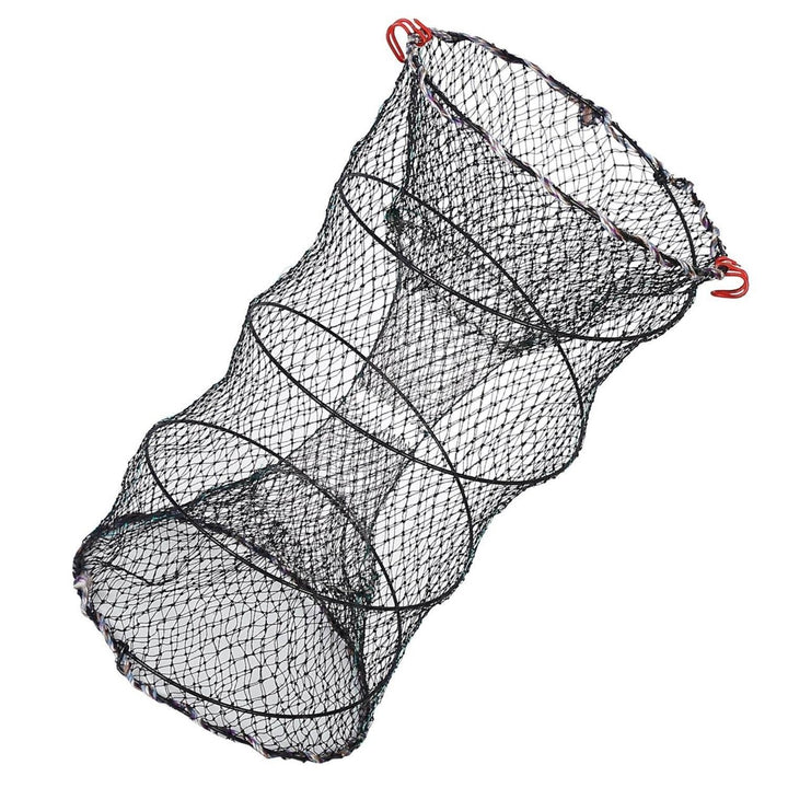 2Pcs Crab Trap Bait Nets Shrimp Prawn Crayfish Lobster Bait Fishing Pot Cage Basket 22x11.8in Image 10