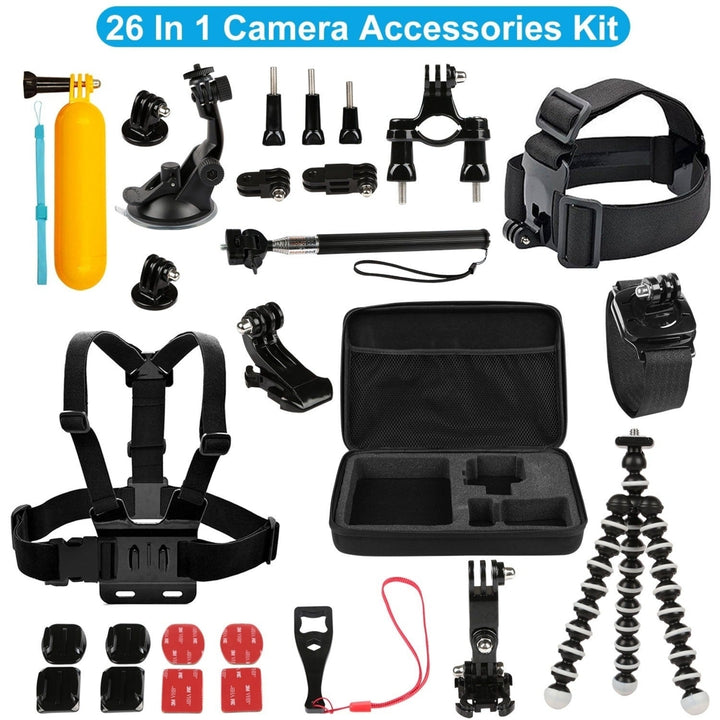 26 In 1 Camera Accessories Kit Fit For GoPro Hero 5 4 3+ 3 2 1 Camera Image 11