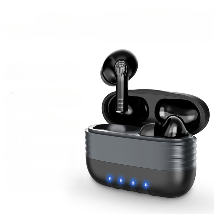 Waterproof Wireless 5.0 TWS Earbuds Wireless Headsets with Magnetic Charging Case Battery Remain Display Image 1