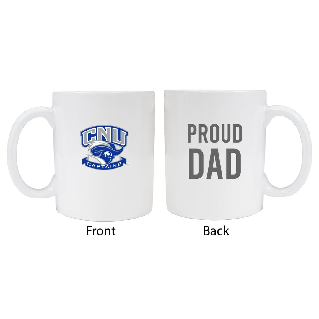 Christopher Newport Captains Dad Ceramic Coffee Mug - White (2 Pack) Image 1