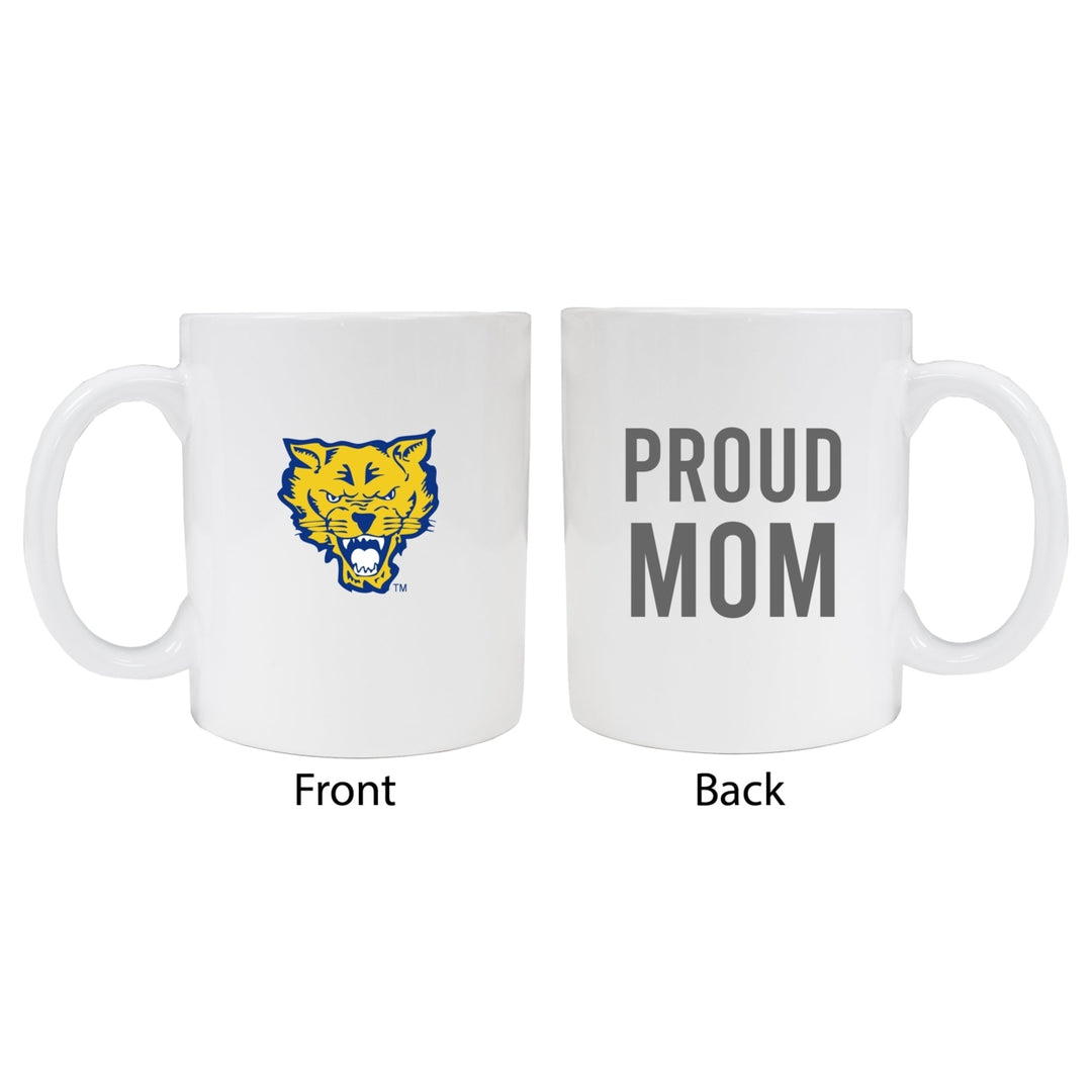 Fort Valley State University Proud Mom Ceramic Coffee Mug - White Image 1