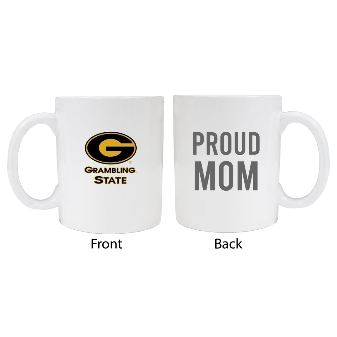 Grambling State Tigers Proud Mom Ceramic Coffee Mug - White Image 1