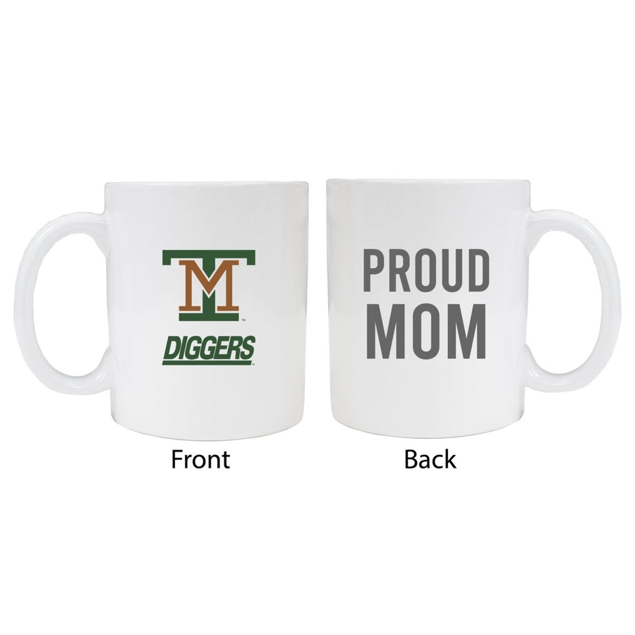 Montana Tech Proud Mom Ceramic Coffee Mug - White Image 1