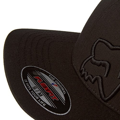 Fox Racing Mens Flex 45 Flexfit Hat ONE SIZE BLACK Image 3