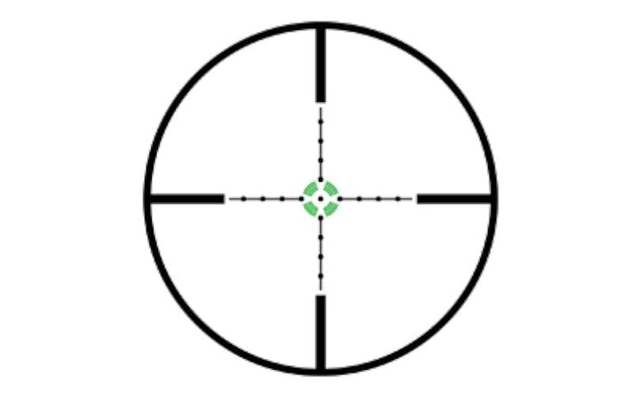 TRUGLO TRU-Brite 30 Series 1-6 X 24mm Dual-Color Illuminated-Reticle Rifle Scope with MountMatte Black1-6 x Image 2