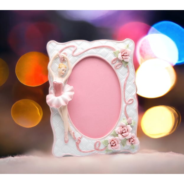 Ceramic Ballerina Picture Frame 6x8 Image 2