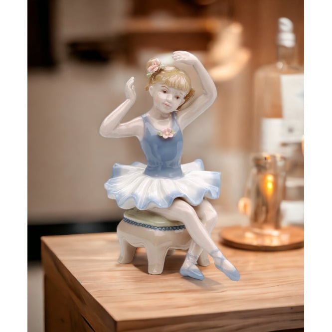 Ceramic Ballerina Figurine 4x3x5.5 Inch  Daughter Image 2