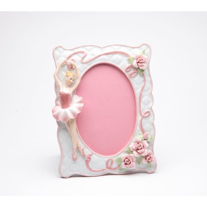 Ceramic Ballerina Picture Frame 6x8 Image 3