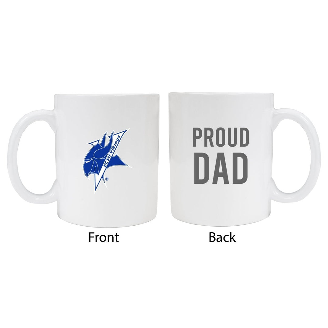 Elizabeth City State University Proud Dad Ceramic Coffee Mug - White (2 Pack) Image 1