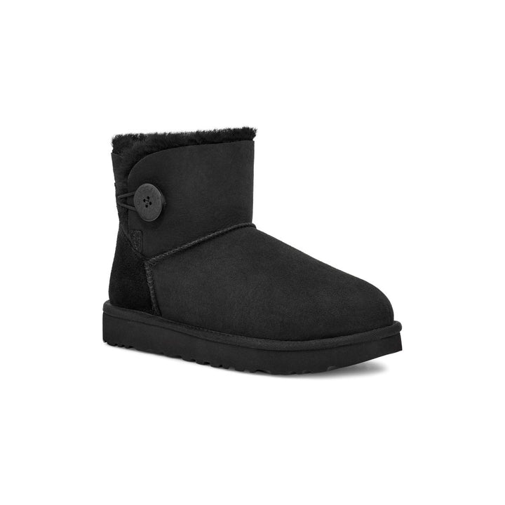 UGG Womens Mini Bailey Button II Boot Black - 1016422-BLK AD TEMPLATE SIZE BLACK Image 1