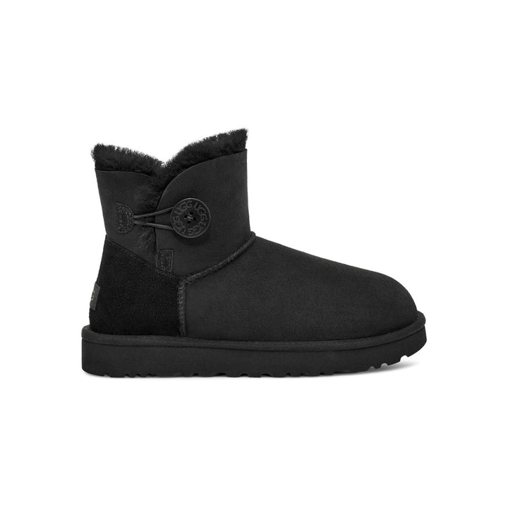 UGG Womens Mini Bailey Button II Boot Black - 1016422-BLK AD TEMPLATE SIZE BLACK Image 2