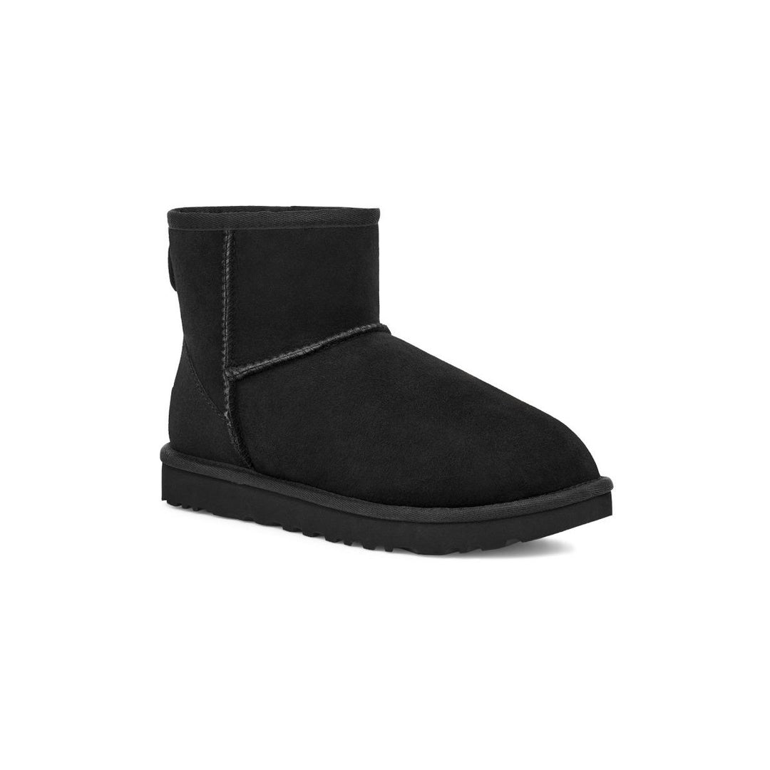 UGG Womens Classic Mini II Boot Black - 1016222-BLK 6 BLACK Image 1