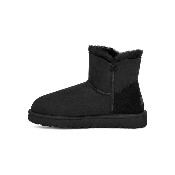 UGG Womens Mini Bailey Button II Boot Black - 1016422-BLK AD TEMPLATE SIZE BLACK Image 3