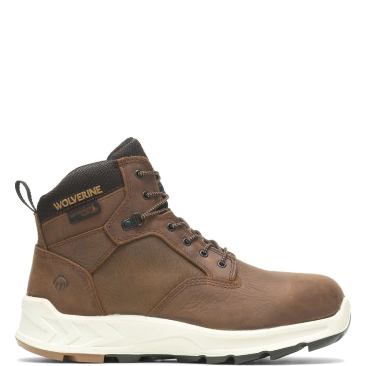 WOLVERINE Mens ShiftPlus Work LX 6" Alloy Toe Work Boot Brown - W201156  BROWN Image 1