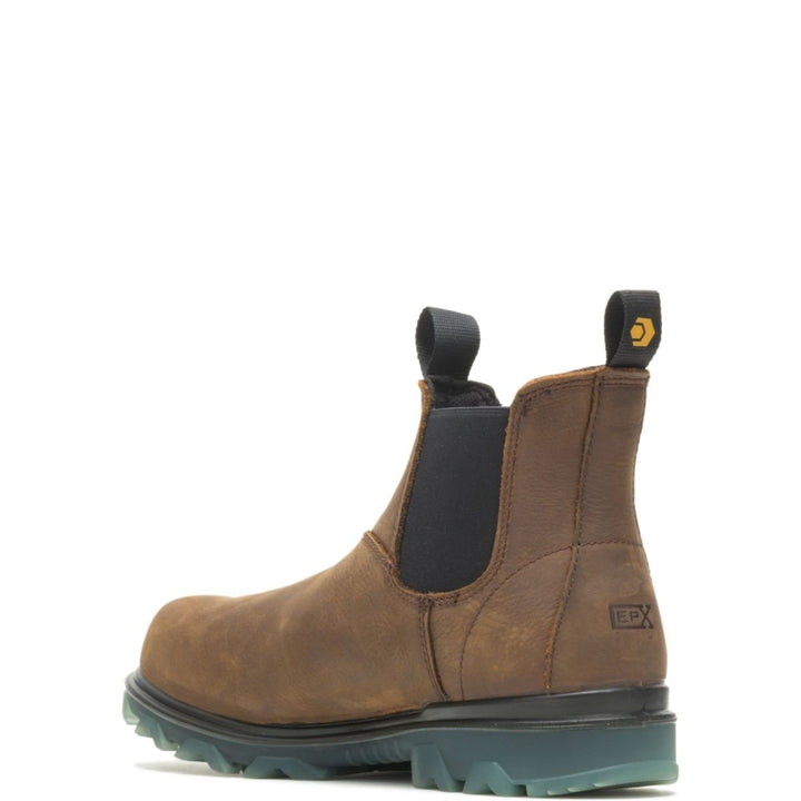 WOLVERINE Mens I-90 EPX Romeo CarbonMAX Composite Toe Work Boot Brown - W10791 SUDAN BROWN Image 3