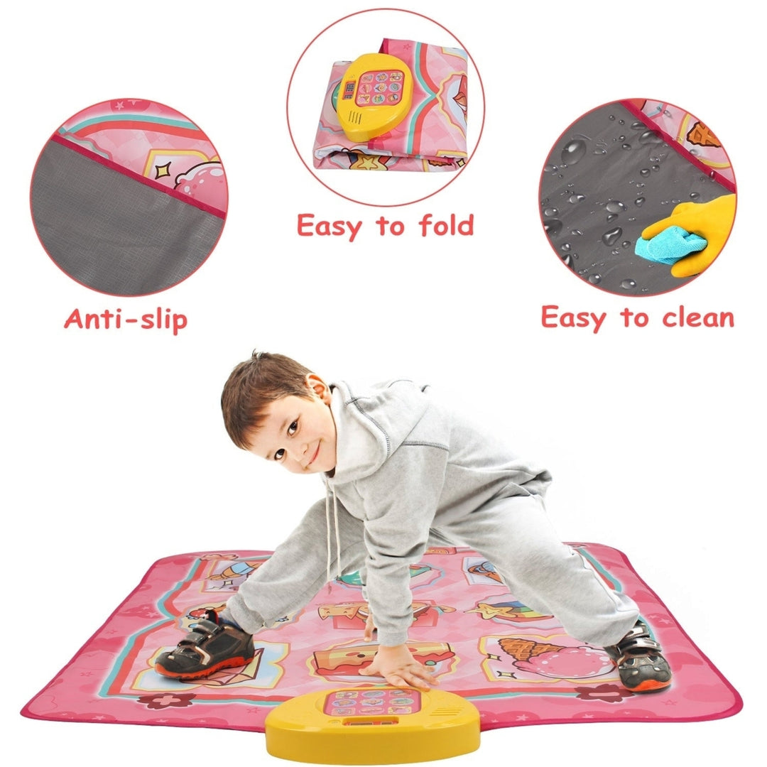 Cake Dance Mat for Kids Electronic Music Dance Pad with 6 Modes Built-in Music Adjustable Volume Optimal Gift for Boys Image 6