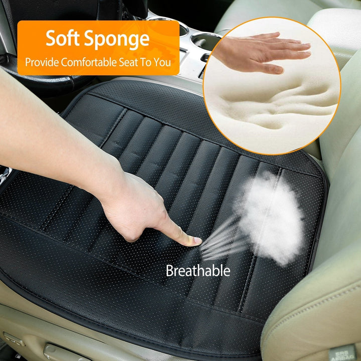 Universal Car Seat Cushion Cover Breathable Car Front Seat Cover Pad Mat Filling Bamboo Charcoal Image 4