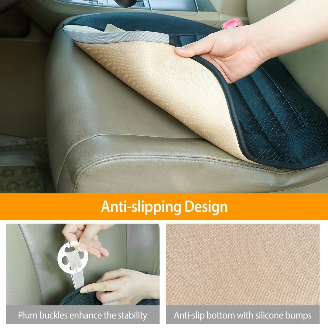 Universal Car Seat Cushion Cover Breathable Car Front Seat Cover Pad Mat Filling Bamboo Charcoal Image 4